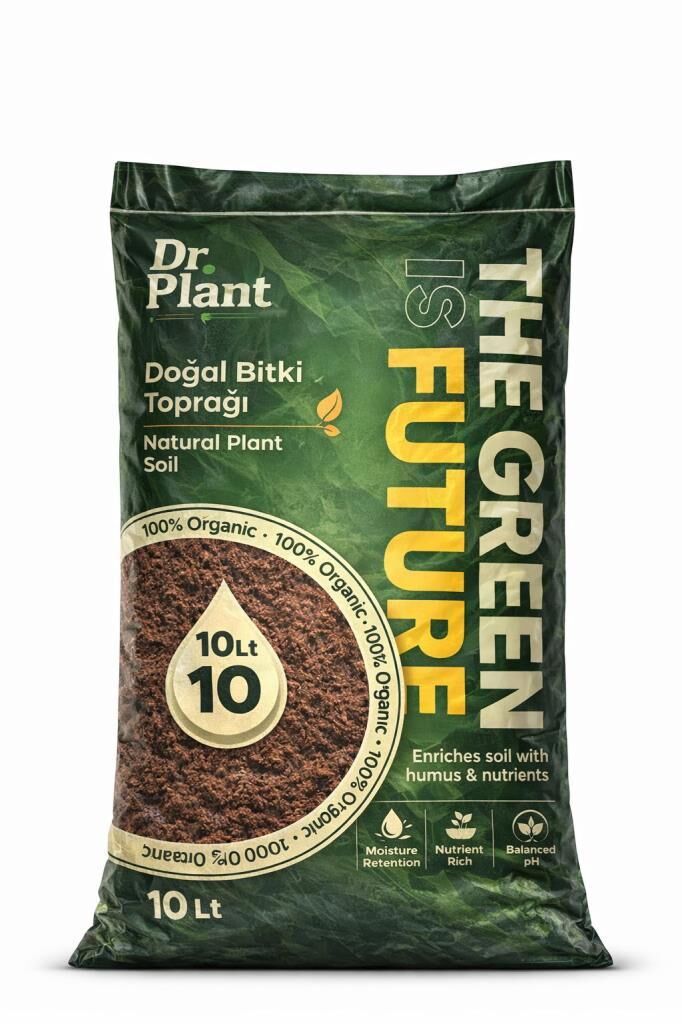 Omnipazar SO-DRTOP3 Doğal Çiçek Bitki Toprağı Cocopeat Toprak 10 lt