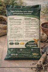 Omnipazar SO-DRTOP3 Doğal Çiçek Bitki Toprağı Cocopeat Toprak 10 lt