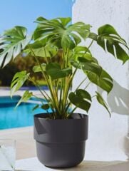 SO-KUP5 Kuple Plastik İç Kovalı Saksı Takımı No:5 26 Lt Siyah 3 Adet