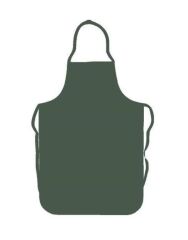 Omnisoft Haki Yeşil Askılı Mutfak Bulaşık Önlüğü Lamineli 70 x120 cm