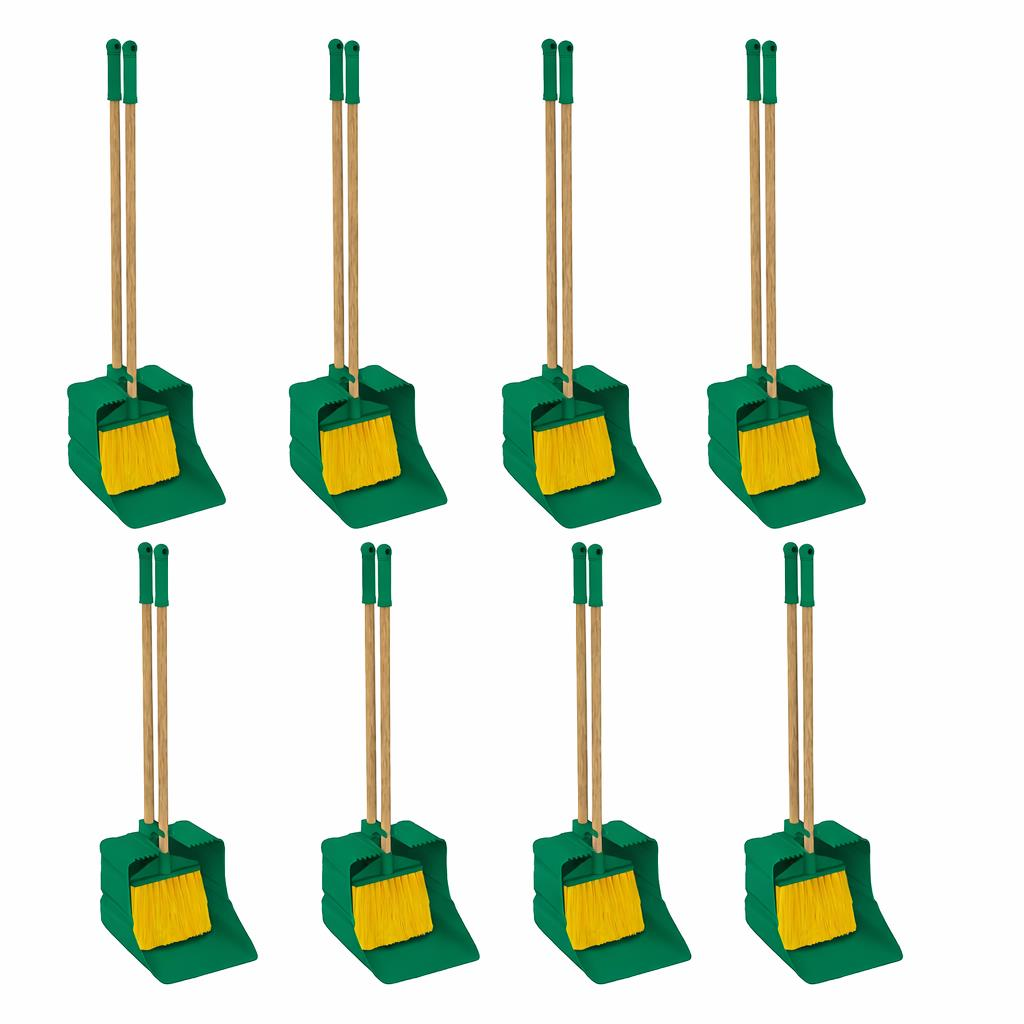 Omnisoft UCTM ECS301 Endüstriyel Çöp Faraş Süpürge Seti Yeşil 8 Adet
