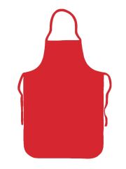 Omnisoft Kırmızı Askılı Bulaşık Önlüğü Lamineli 70x120cm