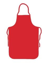 Omnisoft Kırmızı Askılı Bulaşık Önlüğü Lamineli 70x120cm