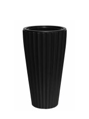 Omnipazar SO-LVT1 Lilyum Vazo Saksı Takımı İç Kovalı 54 Litre No:1 Siyah