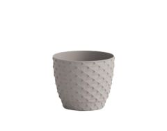 Omnipazar SO-KAP1 Kapadokya Dekoratif Plastik Saksı 0.5 Litre No 1 Kirli Beyaz (113)