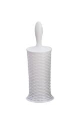 Omnipazar SY-6040 Örgü Desen Wc Tuvalet Fırçası Plastik