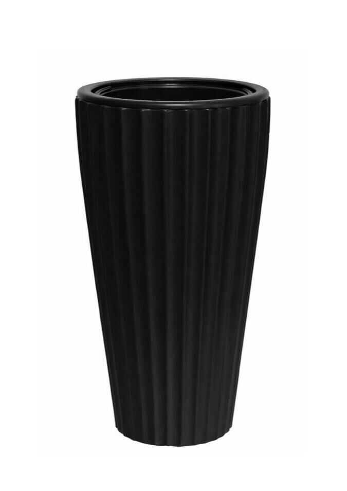 Omnipazar SO-LVT2 Lilyum Vazo Saksı Takımı İç Kovalı 90 Litre No:2 Siyah
