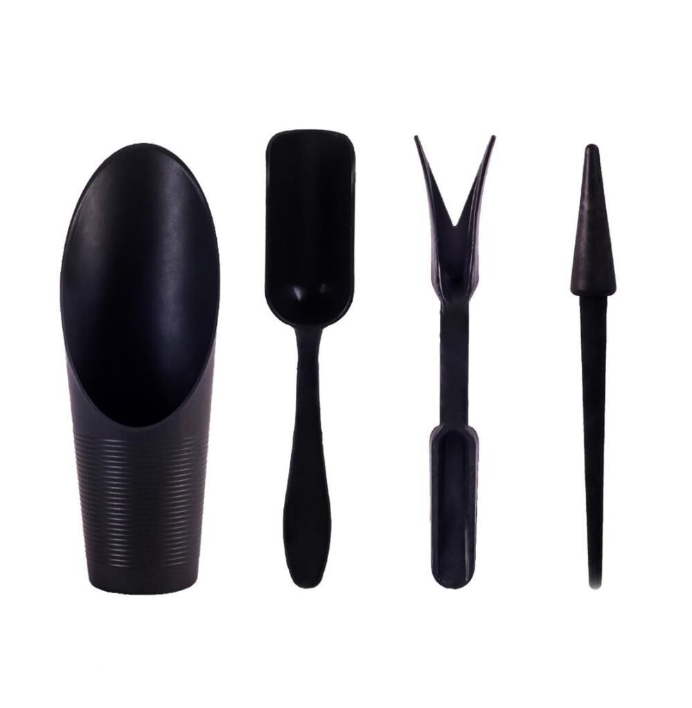 Omnipazar SO-KDS01 Botanik Plastik Mini Kaktüs Dikim Seti Antrasit