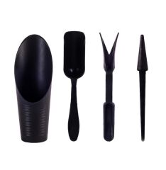 Omnipazar SO-KDS01 Botanik Plastik Mini Kaktüs Dikim Seti Antrasit
