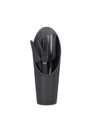Omnipazar SO-KDS01 Botanik Plastik Mini Kaktüs Dikim Seti Antrasit