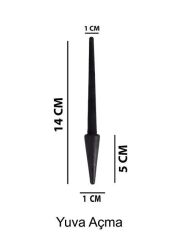 Omnipazar SO-KDS01 Botanik Plastik Mini Kaktüs Dikim Seti Antrasit