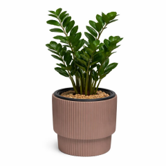 Omnipazar SO-VGS2 Vega Modern Plastik Saksı Takımı İç Kovalı 20 Litre No:2 Mocha